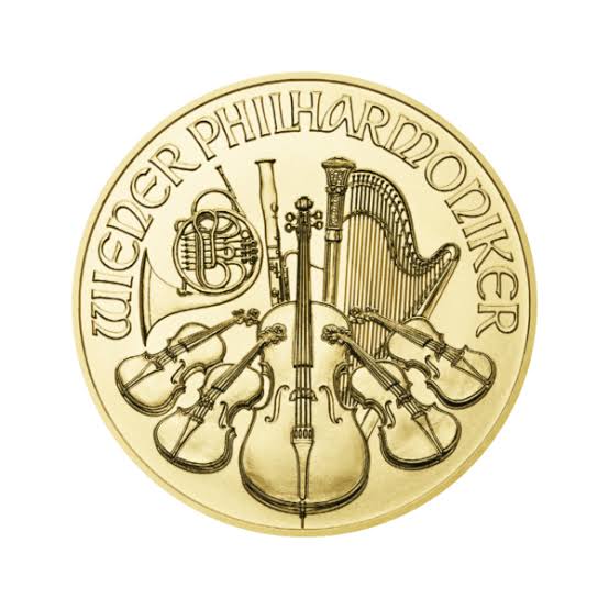 Moneda aur marca Wiener Philharmoniker 1/2 Oz