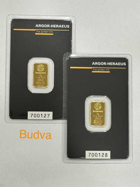 Argor Heraeus 2 x 2g